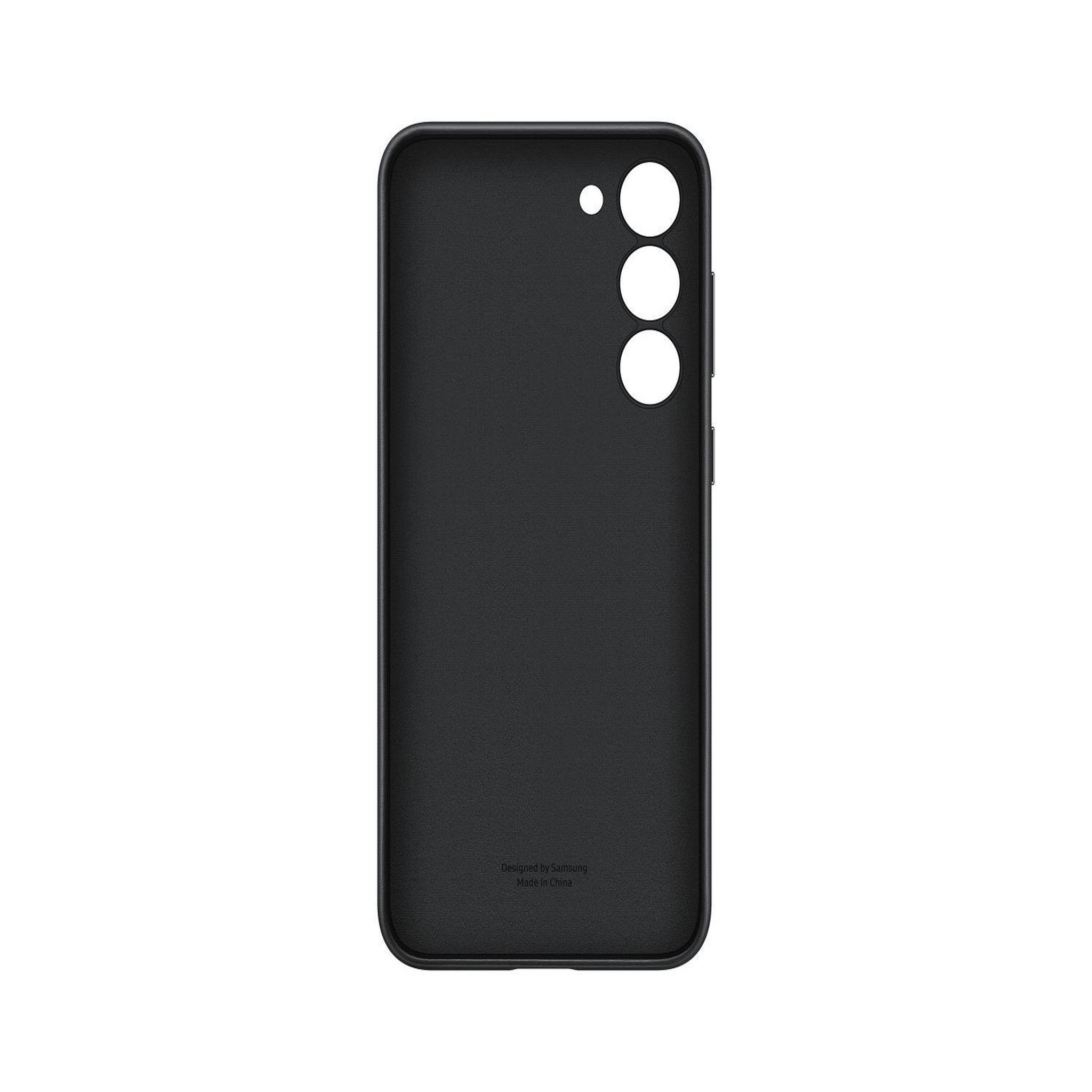 Voir la diapositive 3 : Samsung Coque s23+ cuir noir