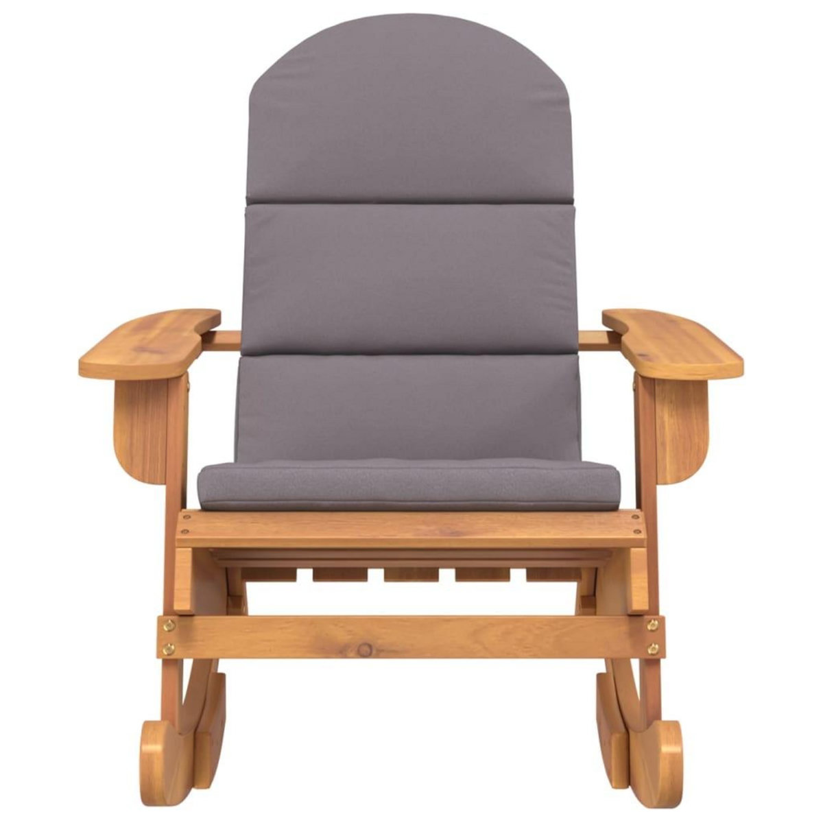 VIDAXL Chaise a bascule Adirondack avec coussins bois massif d'acacia