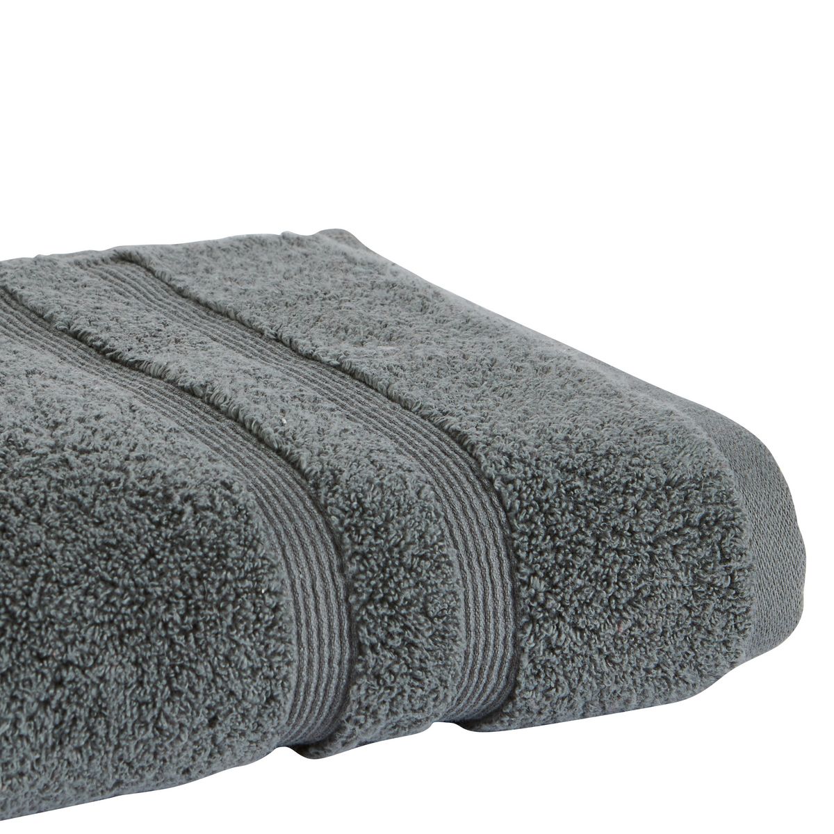 ACTUEL Serviette de toilette unie en coton  500 g/m²