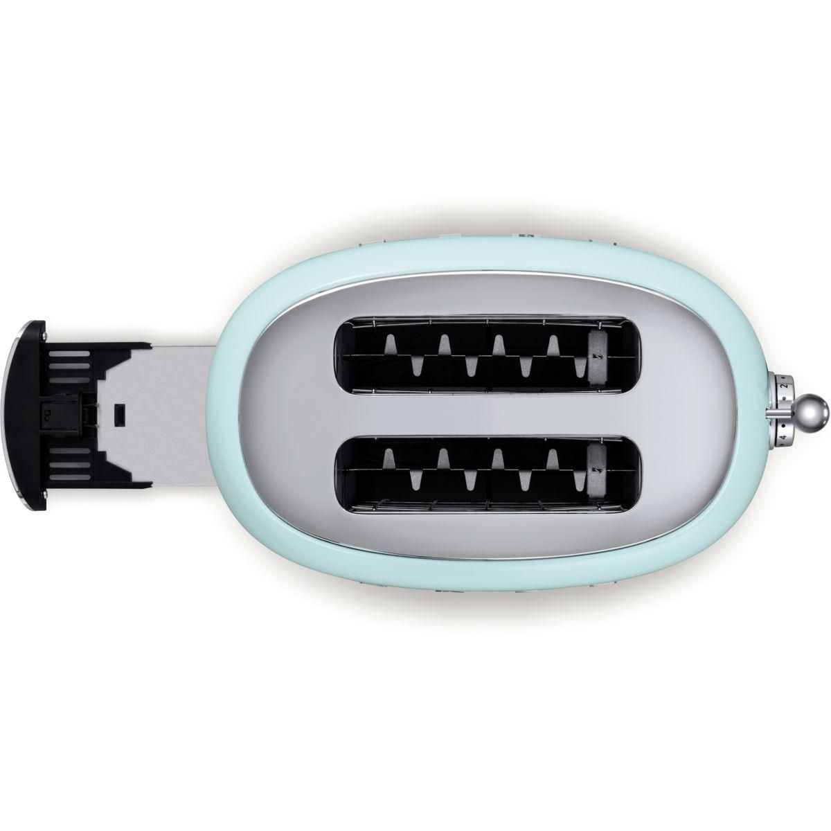 SMEG Grille-pain TSF01PGEU Vert d'eau