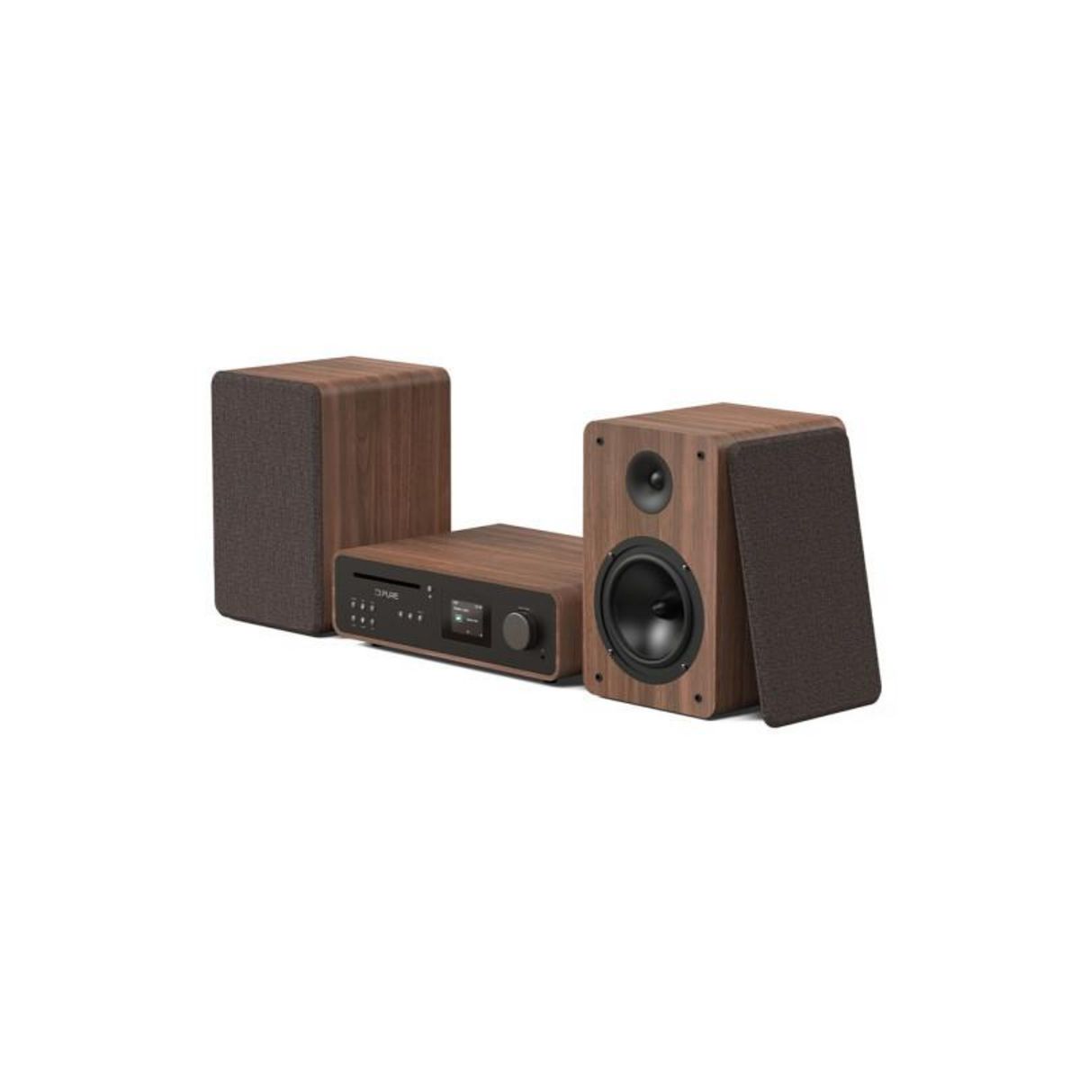 PURE Chaine HiFi Pure Classic Stereo Coffee Black Walnut EU UK