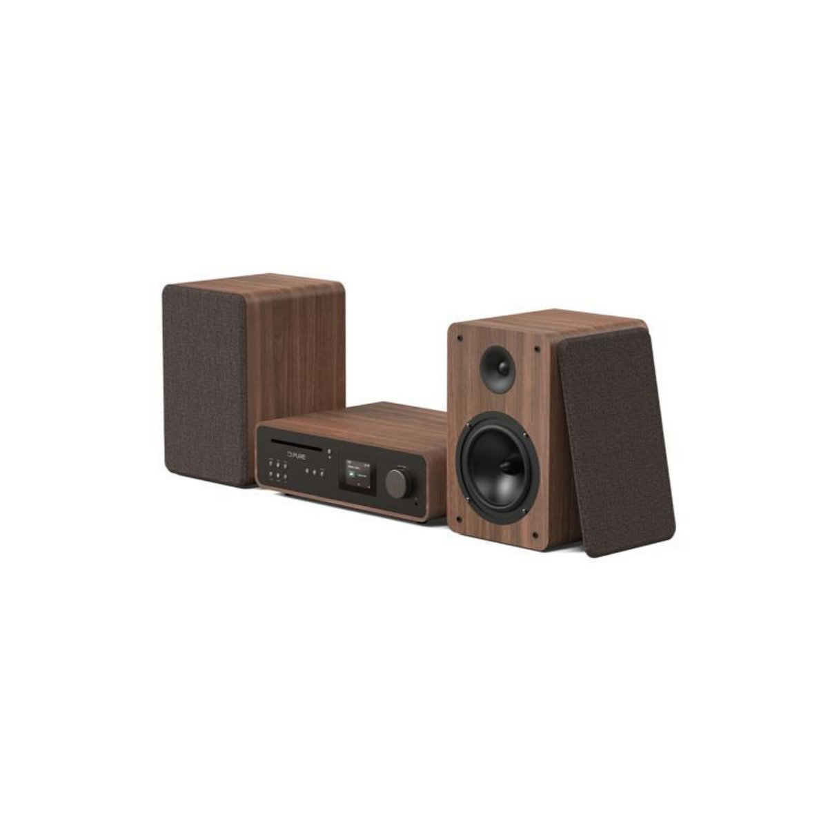 PURE Chaine HiFi Pure Classic Stereo Coffee Black Walnut EU UK