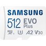 Voir la diapositive 2 : Samsung Carte Micro SD Micro SD 512go evo plus + Adaptateur