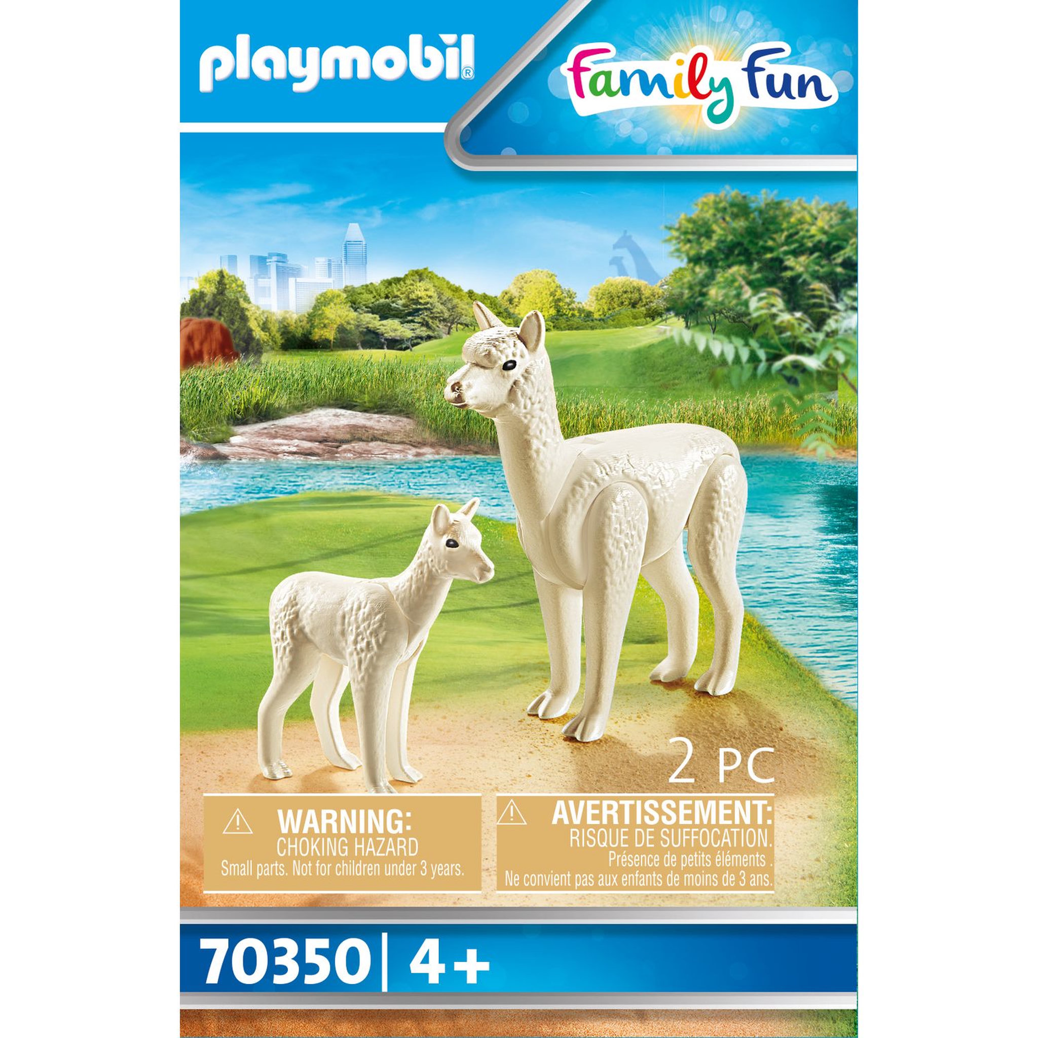 Voir la diapositive 2 : PLAYMOBIL 70350 - Family Fun - Alpaga et son petit 