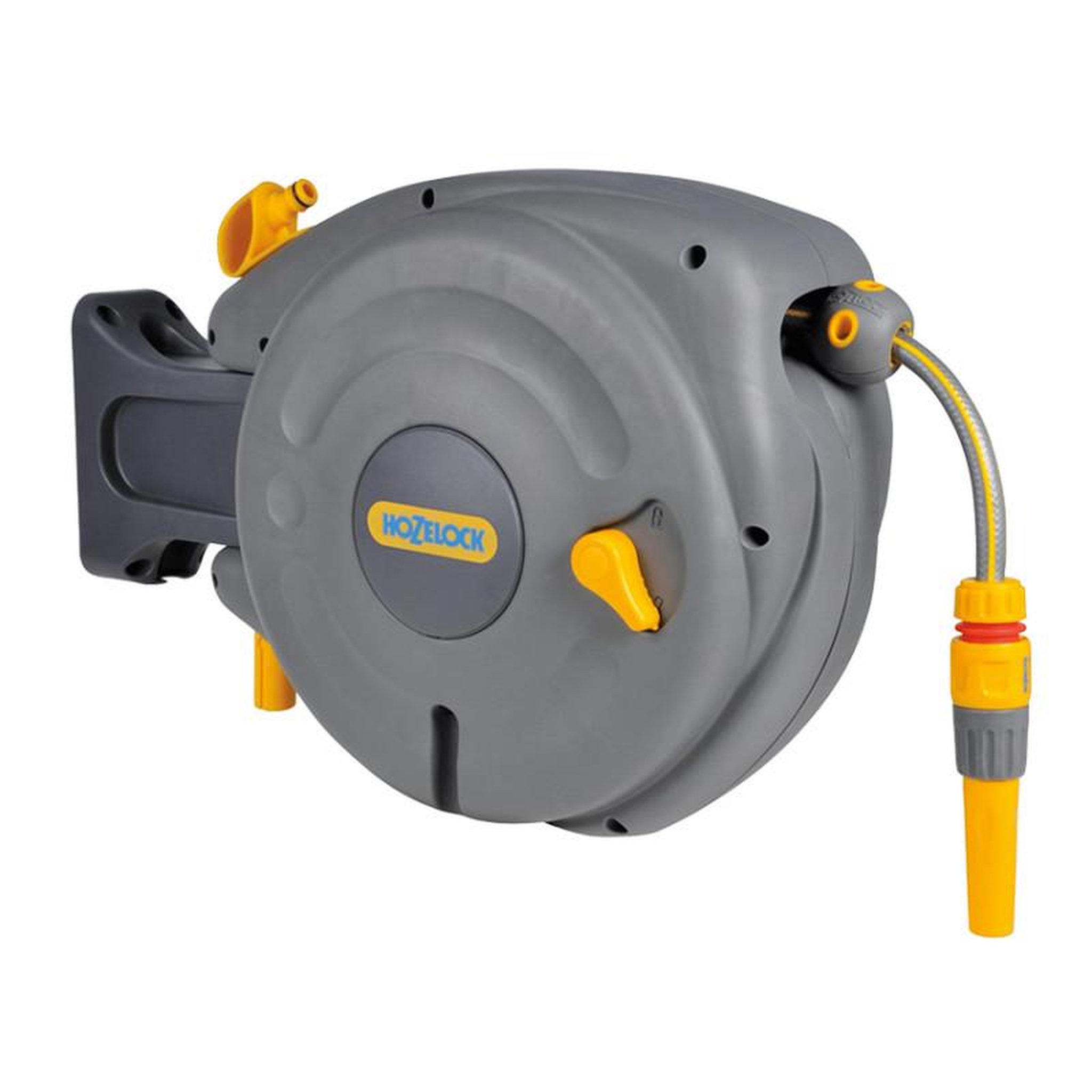Hozelock Dévidoir automatique mural mini avec tuyau 10m HOZELOCK 2485R0000