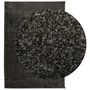 Voir la diapositive 3 : VIDAXL Tapis ISTAN a poils longs aspect brillant anthracite 140x200 cm