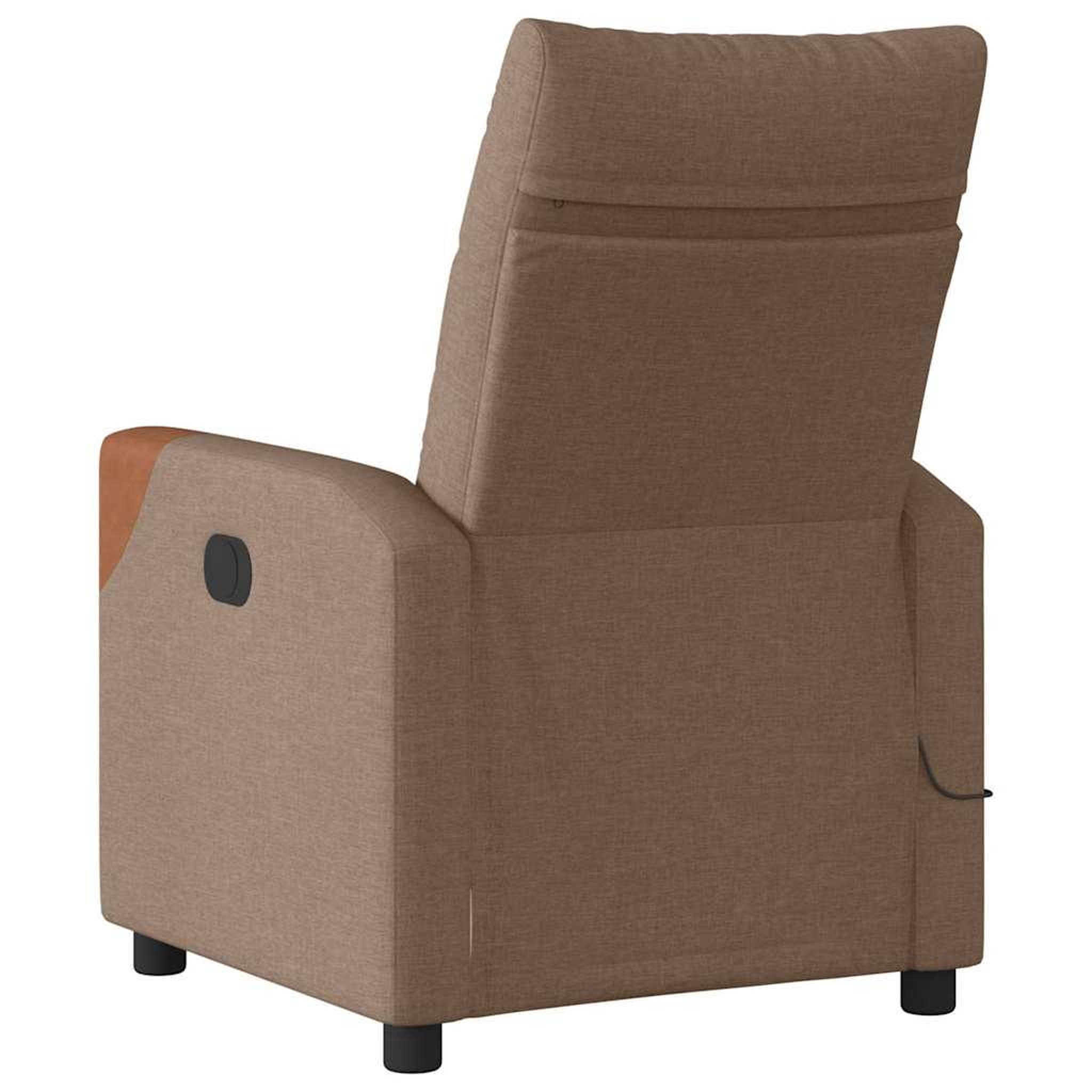 Voir la diapositive 5 : VIDAXL Fauteuil de massage inclinable Marron Tissu