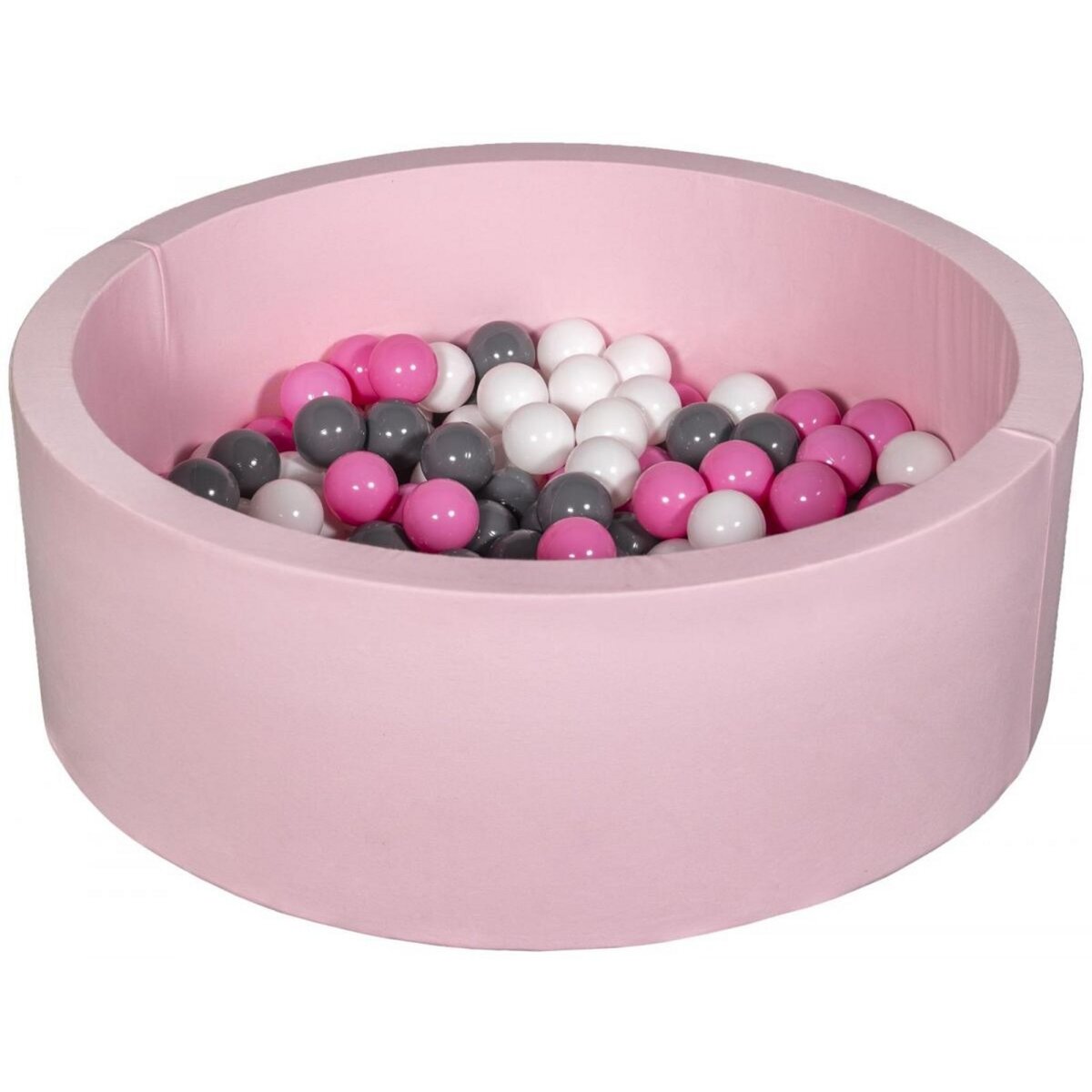  Piscine à balles Aire de jeu + 150 balles rose blanc,rose clair,gris