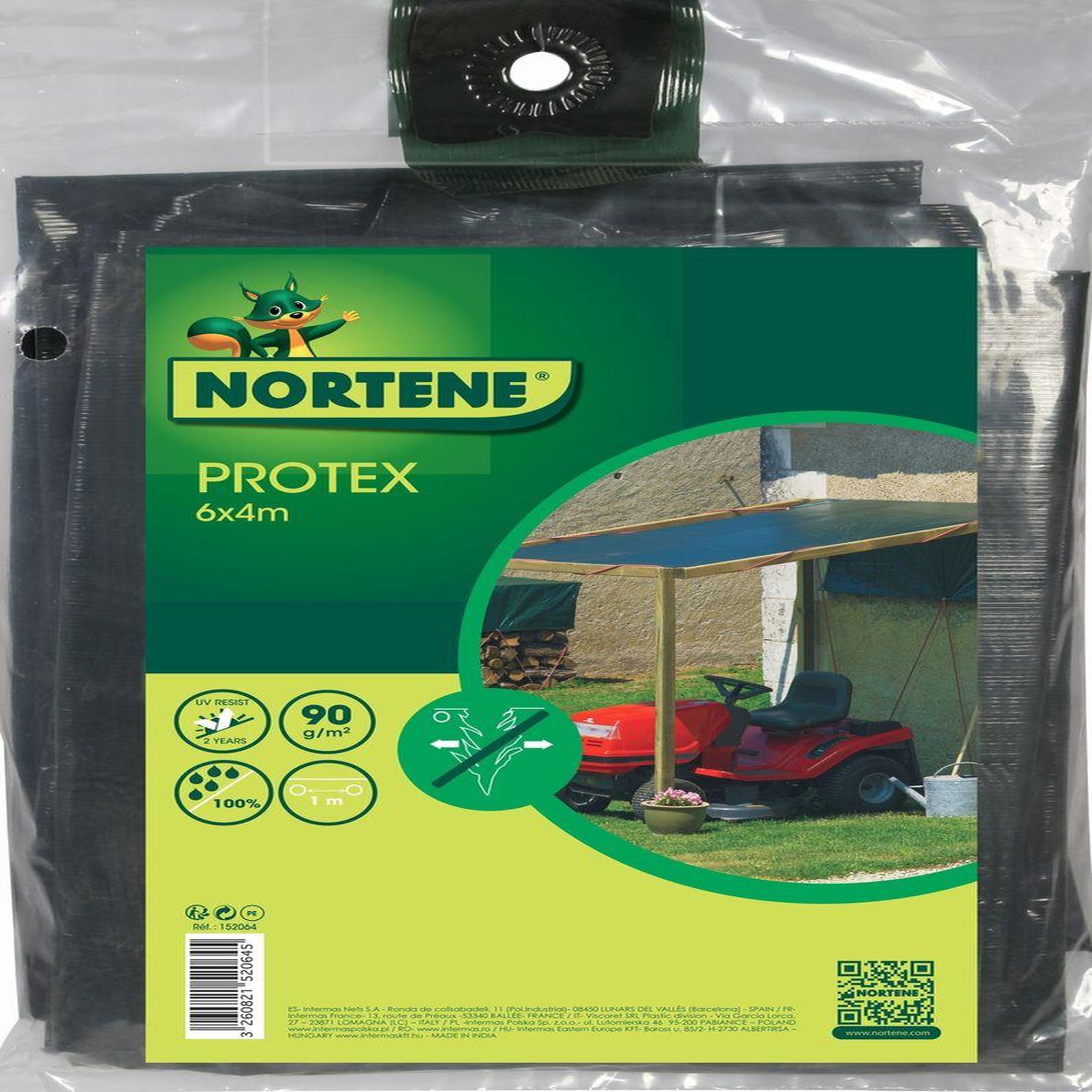 Nortene Bâche renforcée  Protex  - 6 x 4 m