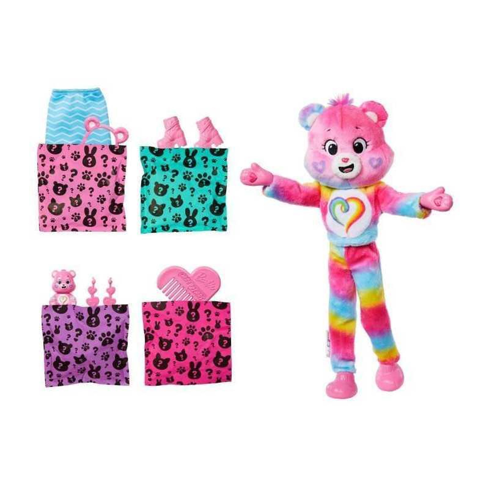 BARBIE Barbie - Poupée Barbie Cutie Reveal Bisounours - Avec 10 surprises - Barbie - JFV60
