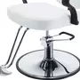 VIDAXL Chaise de coiffeur Similicuir Blanc