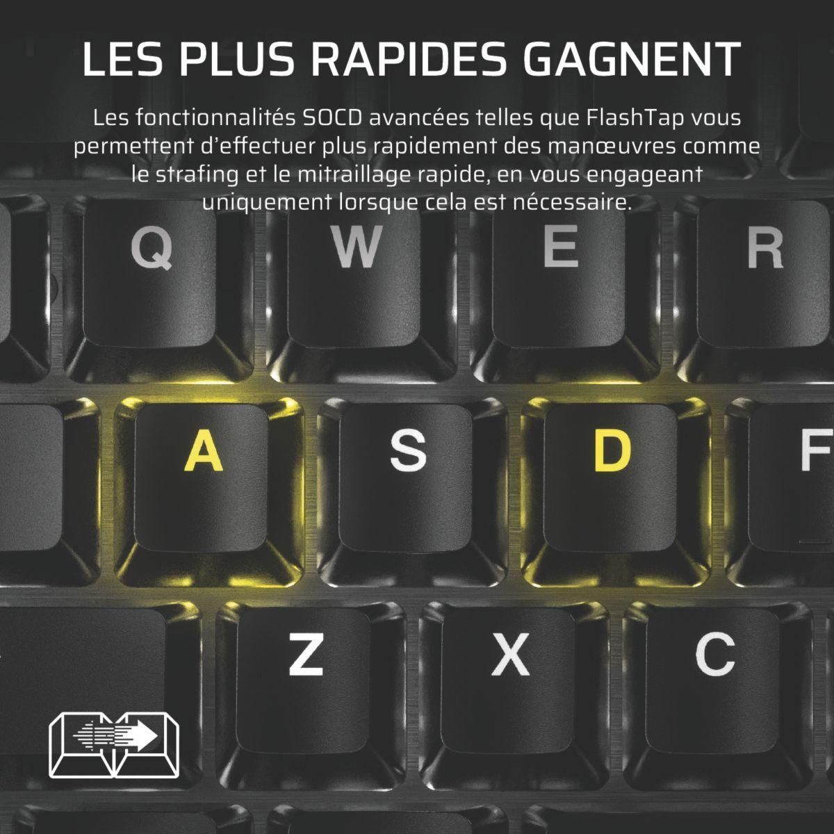 Corsair Clavier gamer sans fil K70 CORE TKL Wireless