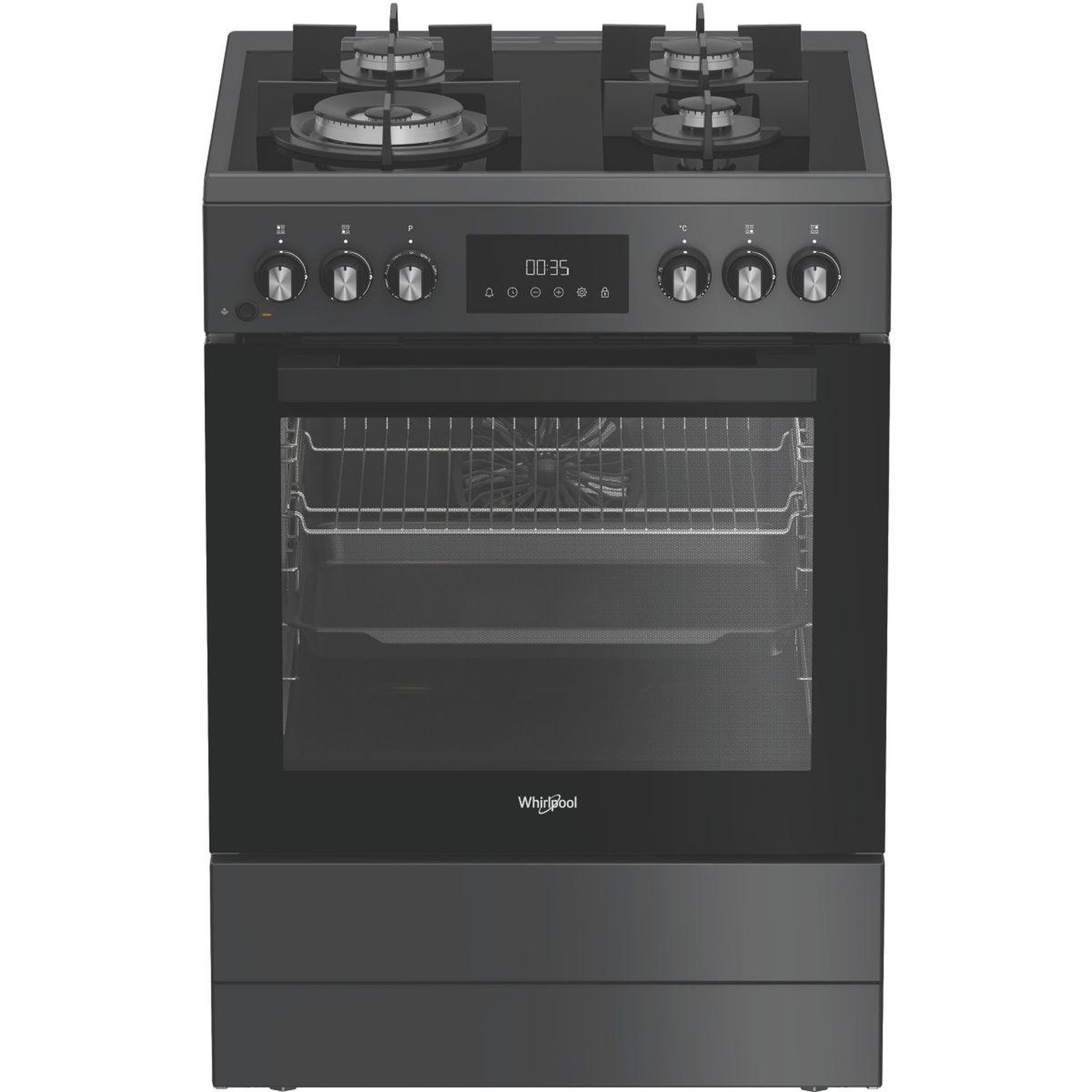 Voir la diapositive 1 : Whirlpool Cuisinière gaz W6G8LCSWA