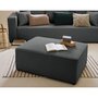 Voir la diapositive 1 : BEST MOBILIER Topaze - pouf - en tissu bouclette