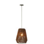 Voir la diapositive 2 : Paris Prix Lampe Suspension en Palmier  Trudy  38cm Marron