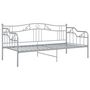 Voir la diapositive 5 : VIDAXL Cadre de canapé lit sans matelas gris métal 90x200 cm