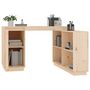 Voir la diapositive 5 : VIDAXL Bureau 110x50x75 cm Bois massif de pin