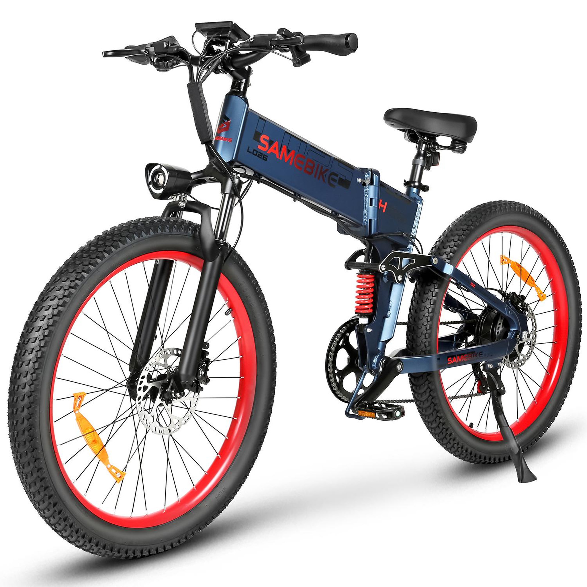 Voir la diapositive 4 : SAMEBIKE Vélo électrique pliable SAMEBIKE LO26-Plus