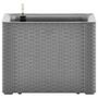 Voir la diapositive 3 : VIDAXL Lit sureleve de jardin avec systeme d'arrosage Gris 43x43x33 cm