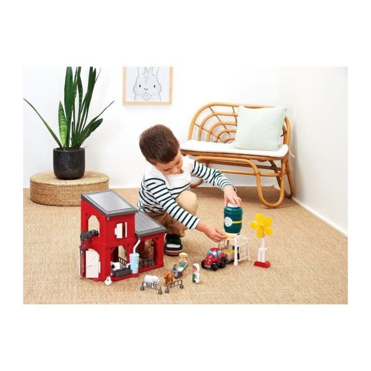 Ecoiffier ECOIFFIER 2979 Abrick - Ferme écologique - 18 mois - Respectueuse de l'environnement