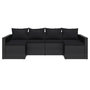 Voir la diapositive 4 : VIDAXL Salon de jardin 2 pcs avec coussins Noir Resine tressee