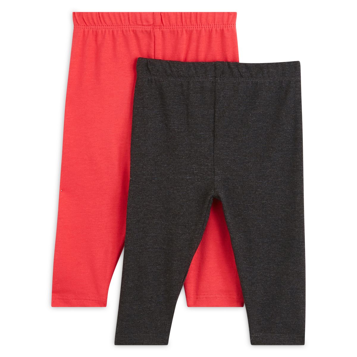 IN EXTENSO Lot de 2 leggings longs bébé fille