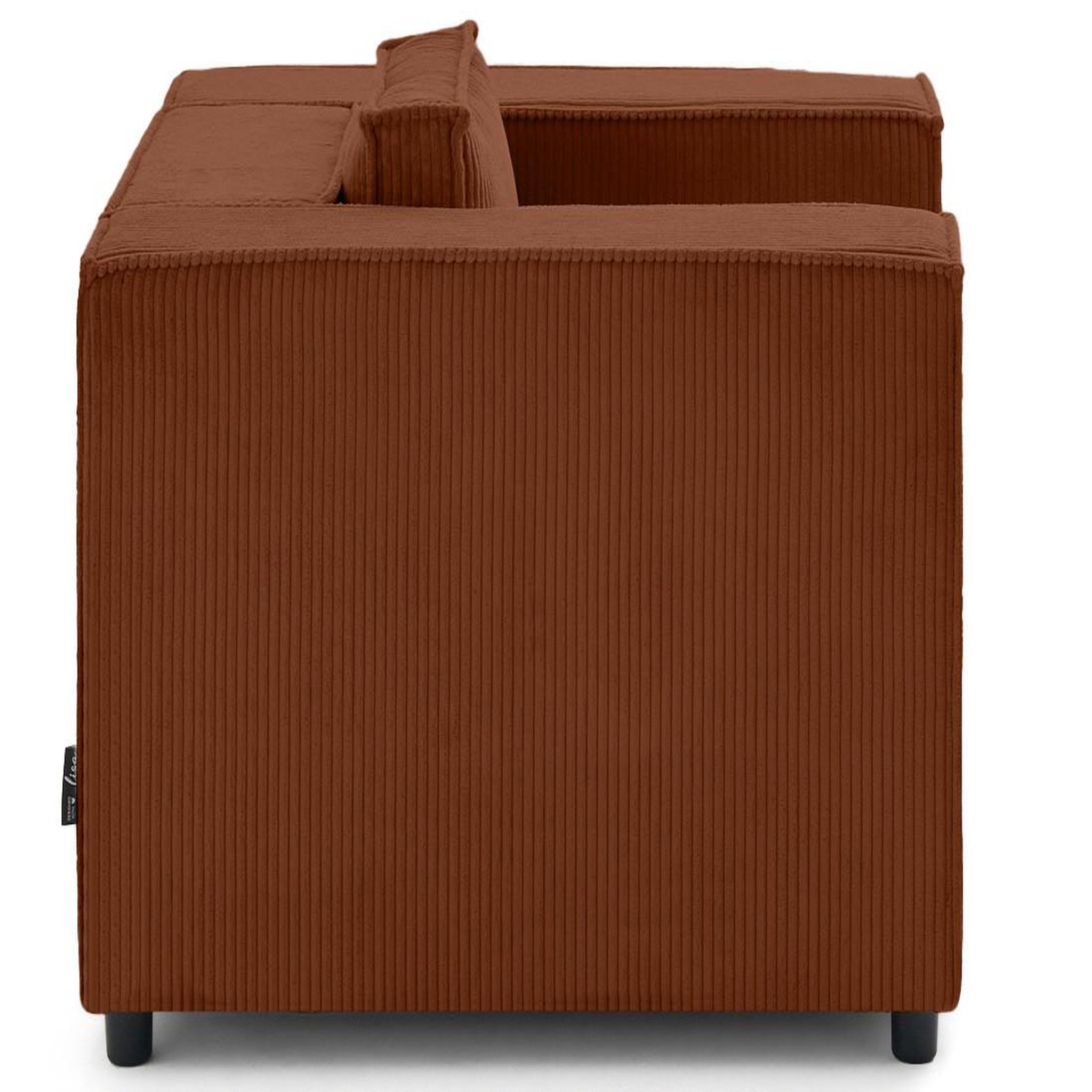 Voir la diapositive 3 : LISA DESIGN Stella - fauteuil en velours côtelé