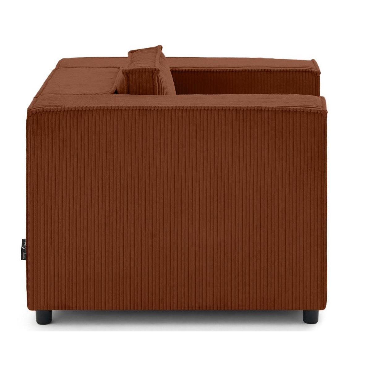 LISA DESIGN Stella - fauteuil en velours côtelé