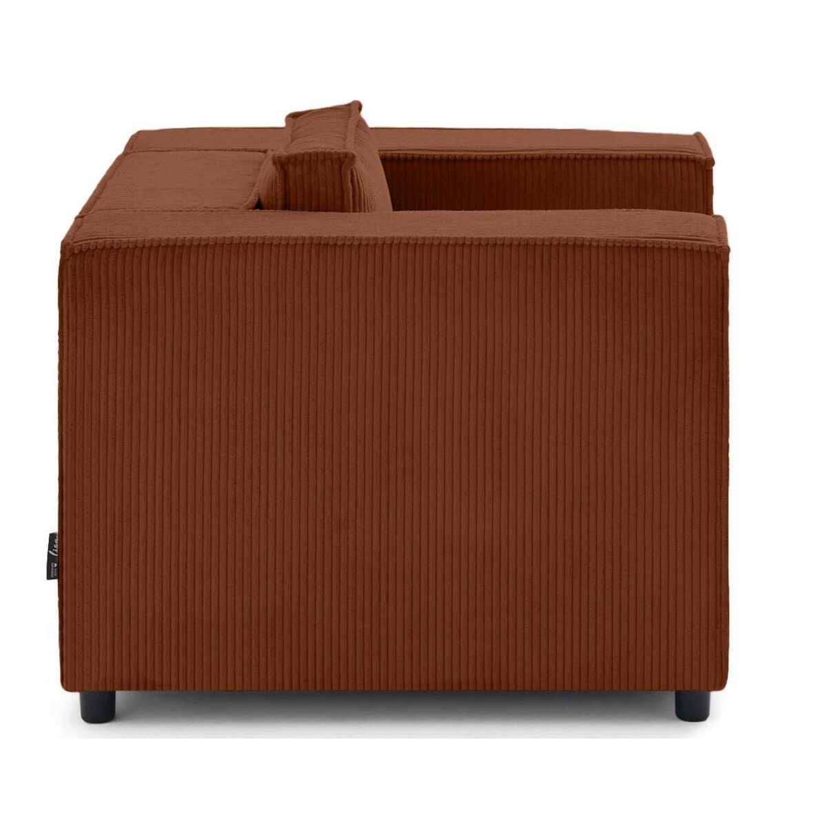 LISA DESIGN Stella - fauteuil en velours côtelé