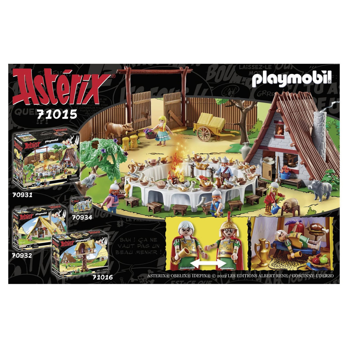 PLAYMOBIL 71015 Astérix : La tente des légionnaires