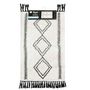 Voir la diapositive 2 : Paris Prix Tapis de Bain à Franges  Freya  50x80cm Blanc