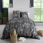 Voir la diapositive 1 : ATELIER DU COTON Parure housse de couette imprimée 100% coton 57fils EMALI