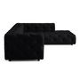 Voir la diapositive 5 : LISA DESIGN Gallata - canapé chesterfield d'angle droit - 5 places - en velours