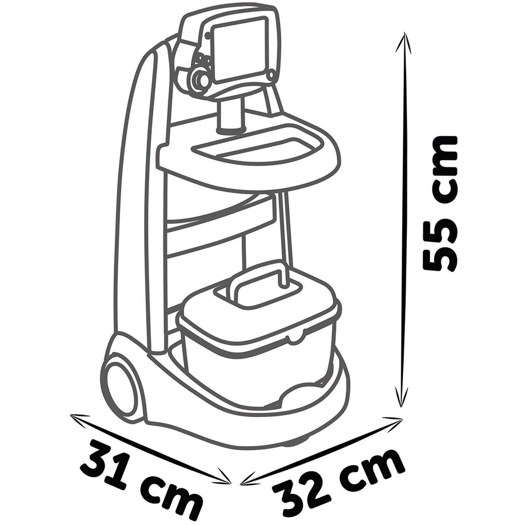 Voir la diapositive 7 : SMOBY Chariot Médical électronique