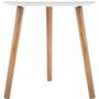 Voir la diapositive 2 : ATMOSPHERA Lot de 3 Tables à Café Gigognes  Mileo  60cm Blanc