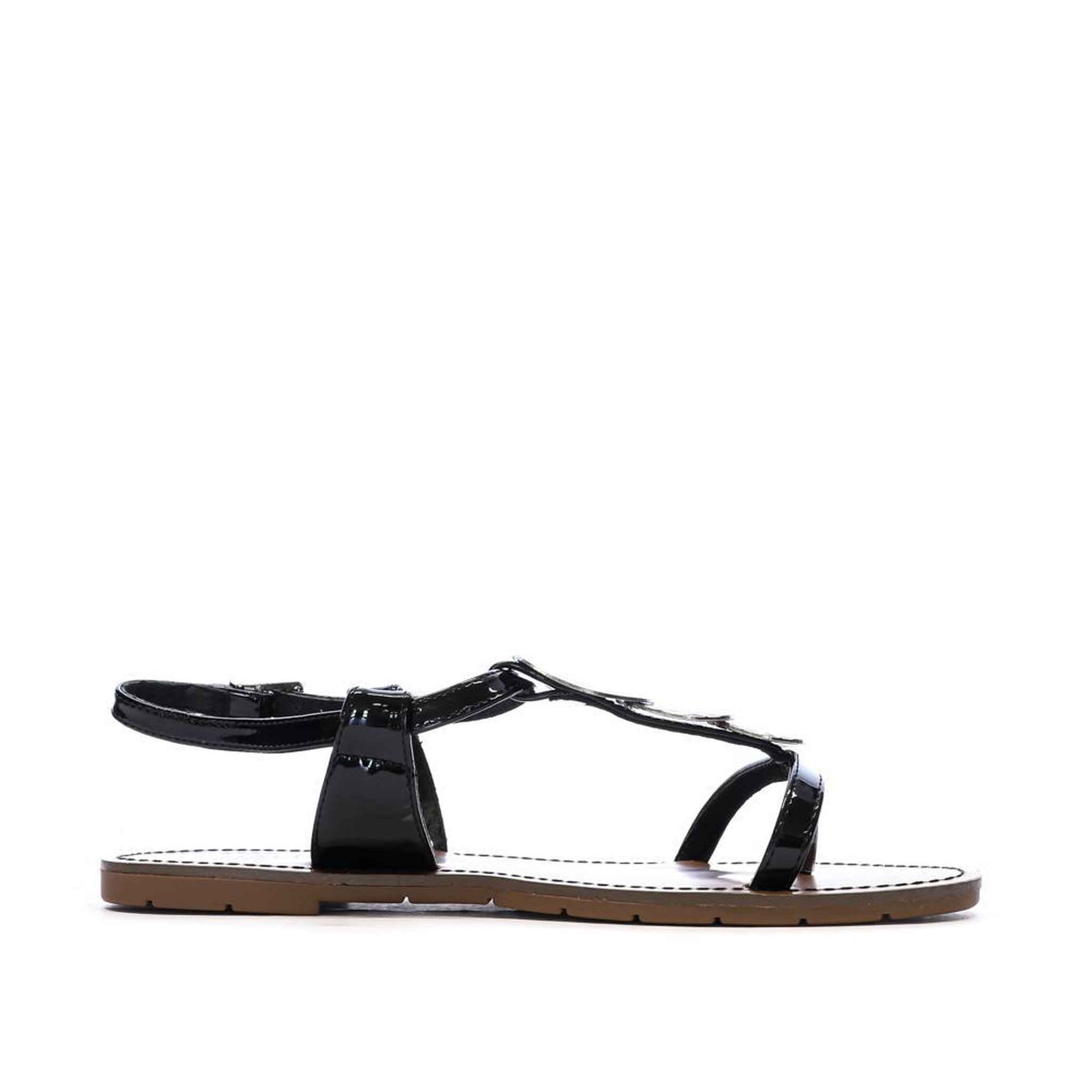 Voir la diapositive 2 : CHATTAWAK Sandales Noires Femme Chattawak PIPA
