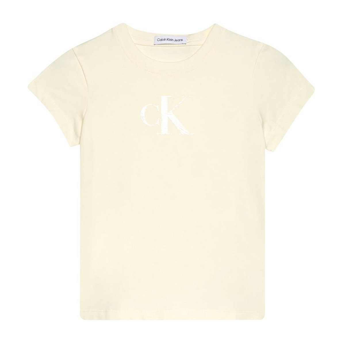 CALVIN KLEIN JEANS T-shirt Beige Fille Calvin Klein Jeans Iridescent