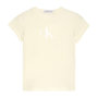 Voir la diapositive 1 : CALVIN KLEIN JEANS T-shirt Beige Fille Calvin Klein Jeans Iridescent