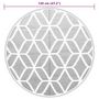 Voir la diapositive 6 : VIDAXL Tapis d'exterieur ARAKIL gris Ø120 cm PP
