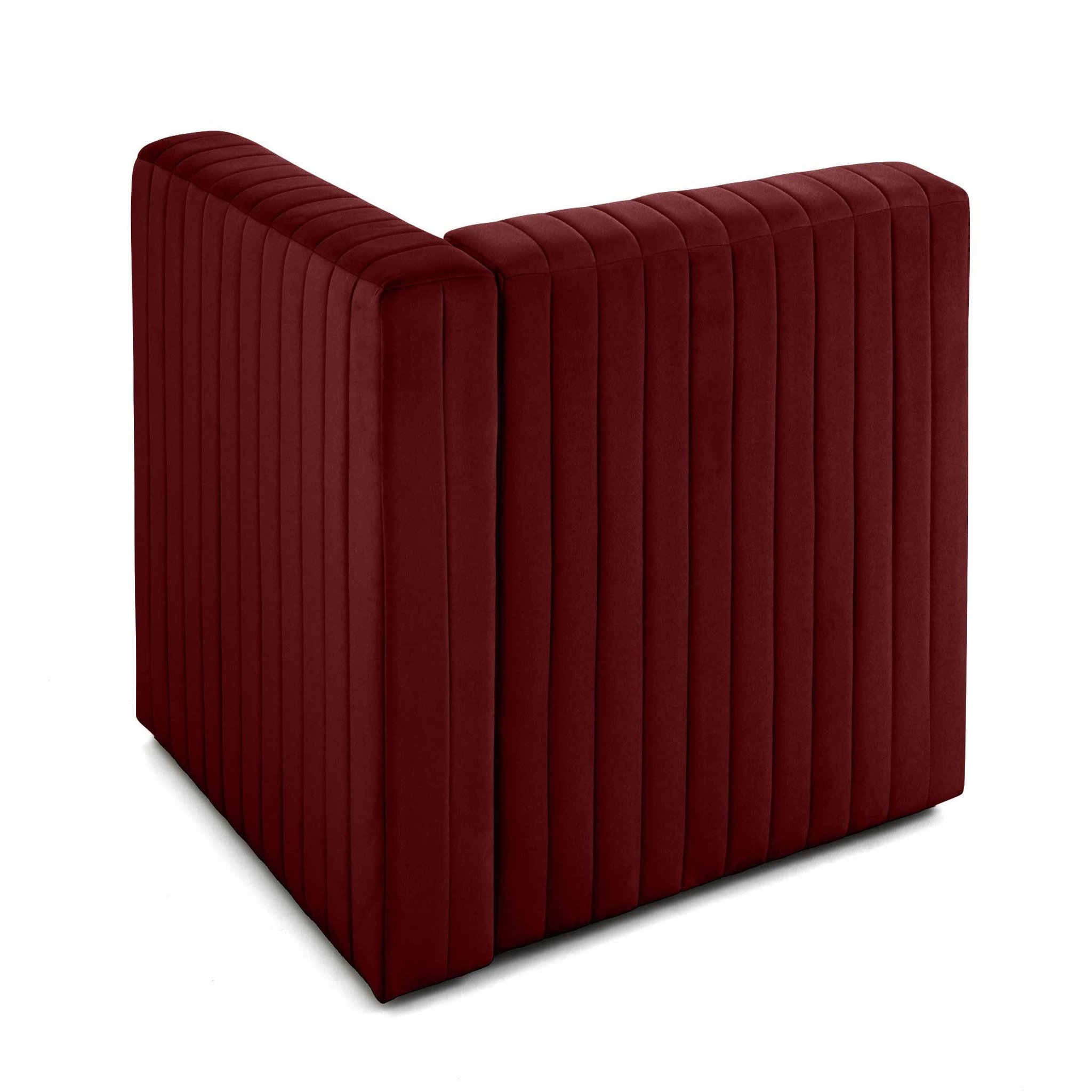 Voir la diapositive 4 : LISA DESIGN Nova - module d'assise droit - en velours