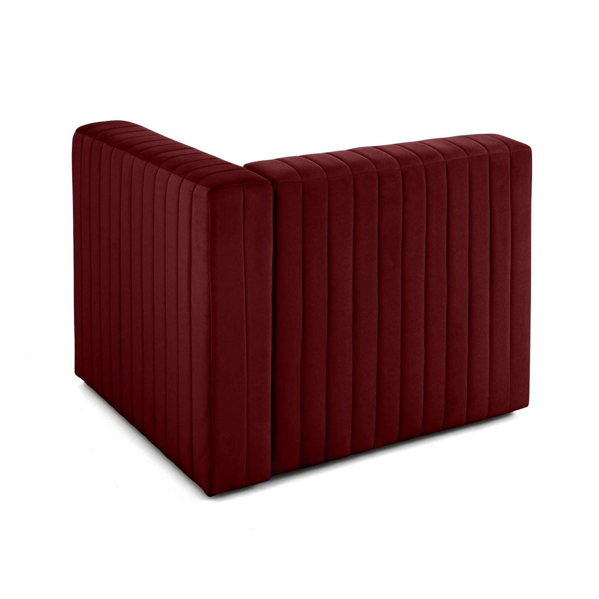 LISA DESIGN Nova - module d'assise droit - en velours