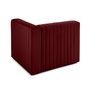 Voir la diapositive 4 : LISA DESIGN Nova - module d'assise droit - en velours