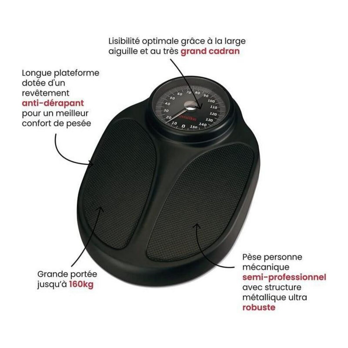 Terraillon Pèse personne mécanique T pro plus