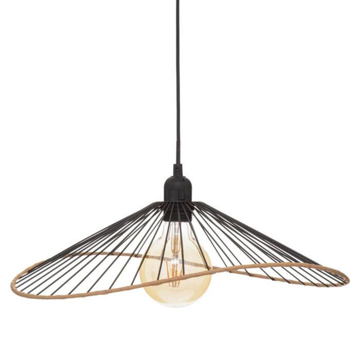 ATMOSPHERA Lampe Suspension en Métal  Alara  45cm Noir