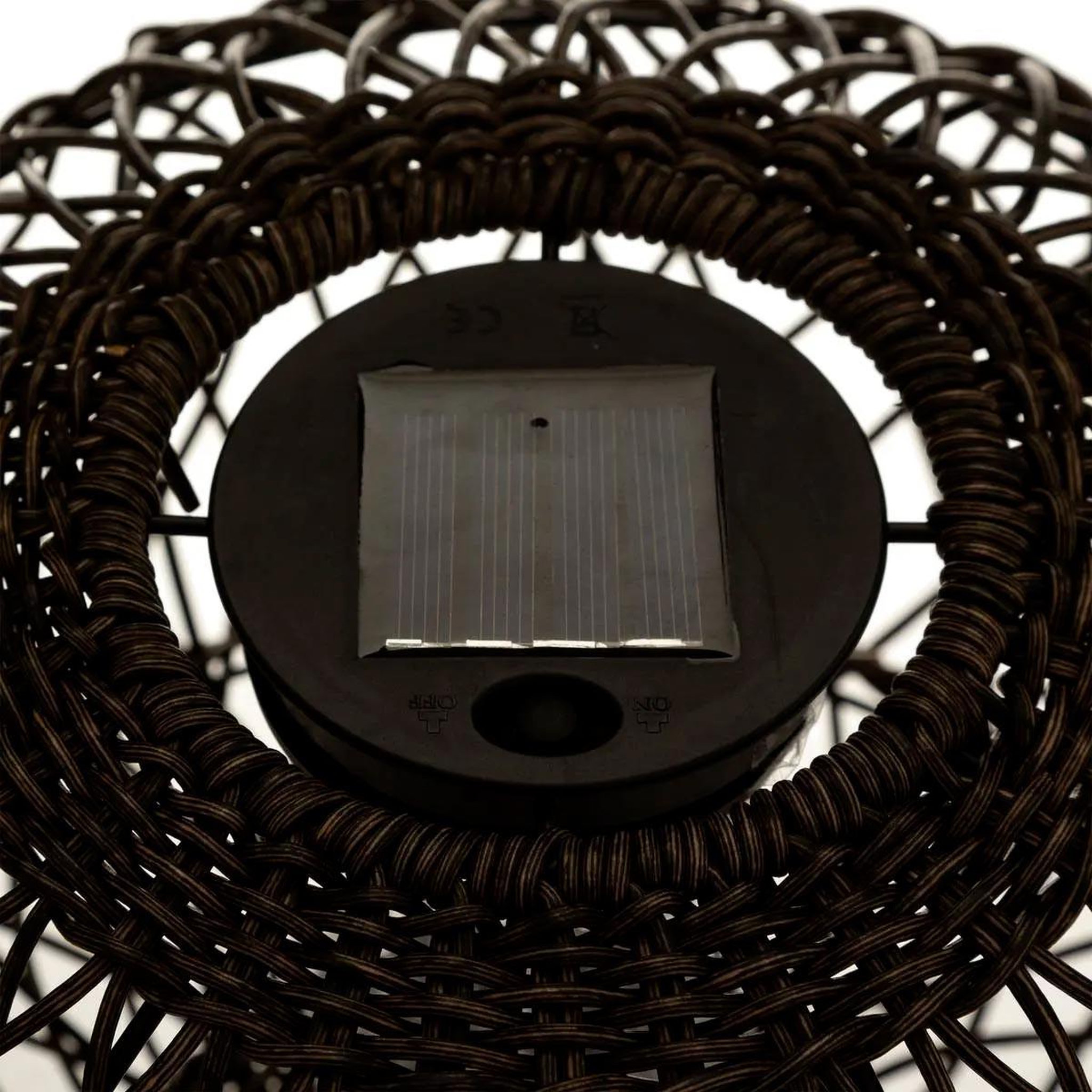 Voir la diapositive 2 : ATMOSPHERA Lampe à poser design  boule solaire  31cm naturel
