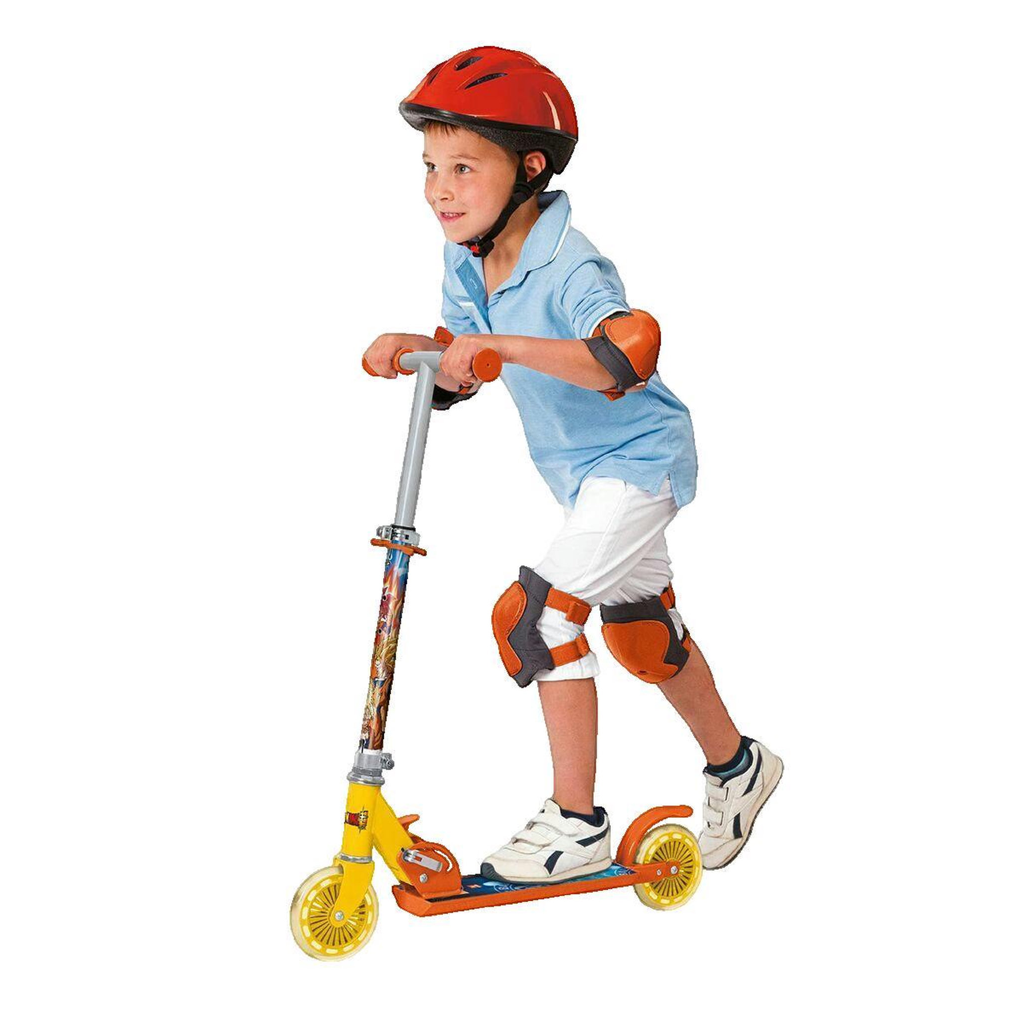 Voir la diapositive 2 : Mondo Trottinette Mondo pliable inspirée Dragon Ball orange