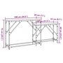 Voir la diapositive 6 : VIDAXL Tables console gigognes 2 pcs noir bois d'ingenierie