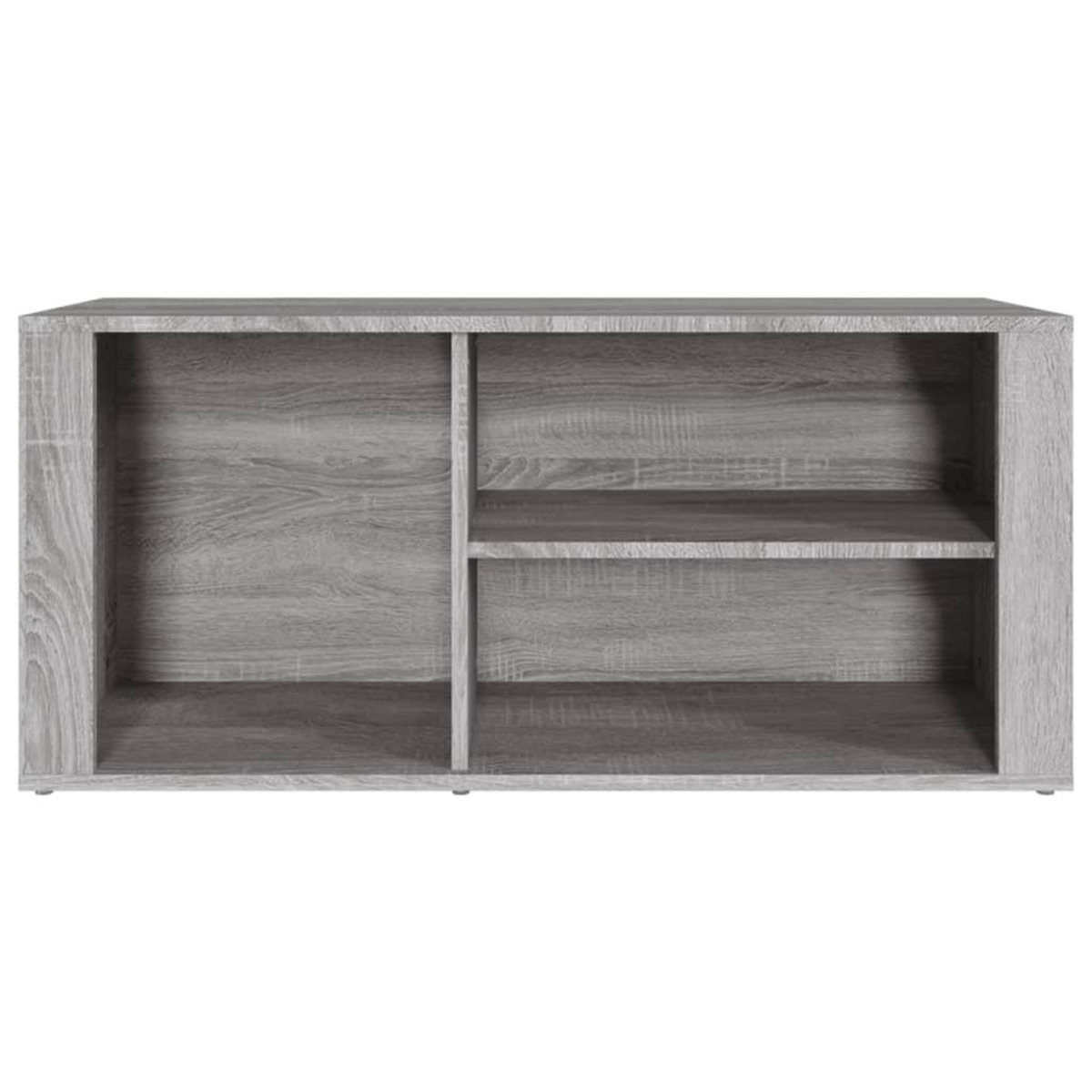 VIDAXL Armoire a chaussures Sonoma gris 100x35x45 cm Bois d'ingenierie