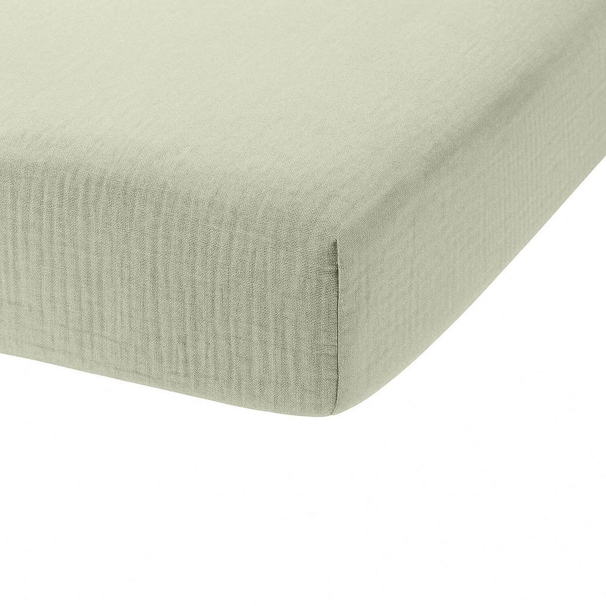 Home collection Drap housse 100% gaze de coton