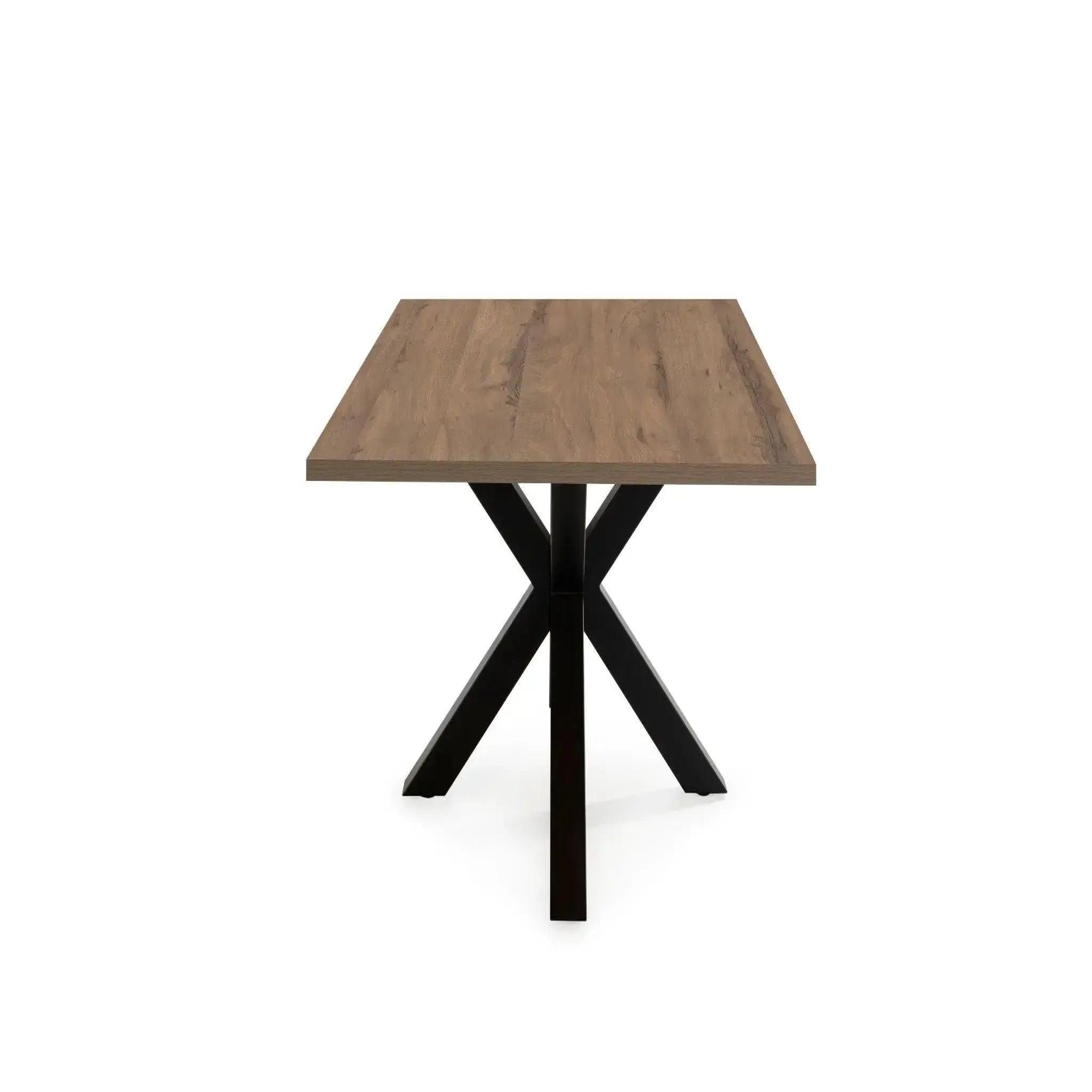 Voir la diapositive 6 : CASANOVA PARIS Silta - table à manger rectangulaire 180cmpieds en métal noir